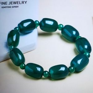 100% Natural Agates Semi-Precious 13mm Bracelet